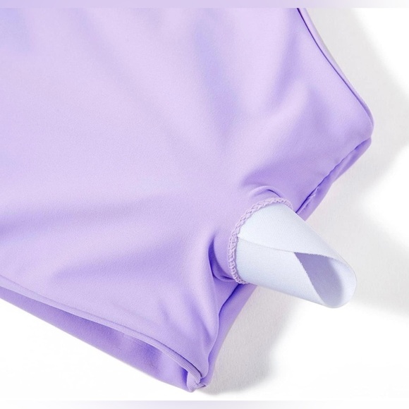 MOOSLOVER Women Cutout One Shoulder High Waisted Bikini High Cut Two Piece‎ Med - Picture 4 of 13